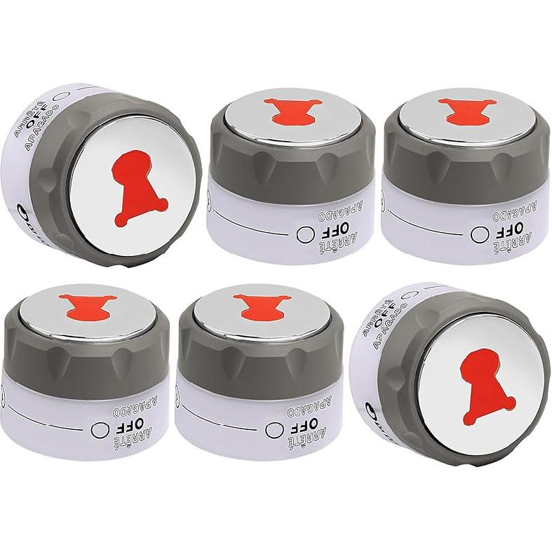 Ручки управления для гриля NOVINO для Weber Summit, 6 шт. 91538 Подсвечиваемые ручки управления для гриля Weber Summit 2012+ Серии 400/600 E-470 670, S-460 470 660 670