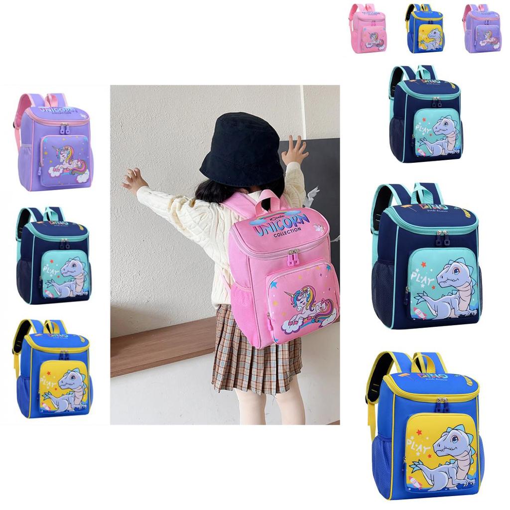 Cute Nylon Children Backpack 2024 Breathable Lightweight Boys Girls School Bag
