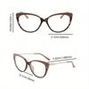 1Pcs New Personalized Ins Style Anti Blue Light Glasses  Cat Eye Frame Women'S Fashionable High-End Glasses