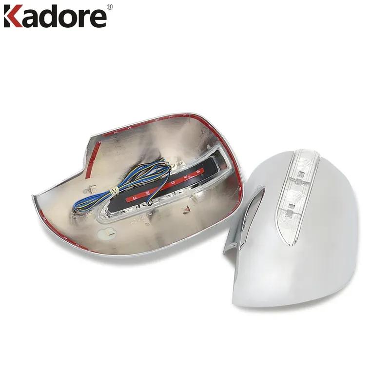Rearview Mirror Cover Trim For Toyota Prado 2700 J 120 2003-2006 2007 2008 2009 Chrome Car Backup Side Mirror Cap Accessories