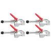 4Pcs Toggle Clamp Fixed Lock Load 45kg Push?Pull Quick Release Hand Tool GH?301AM