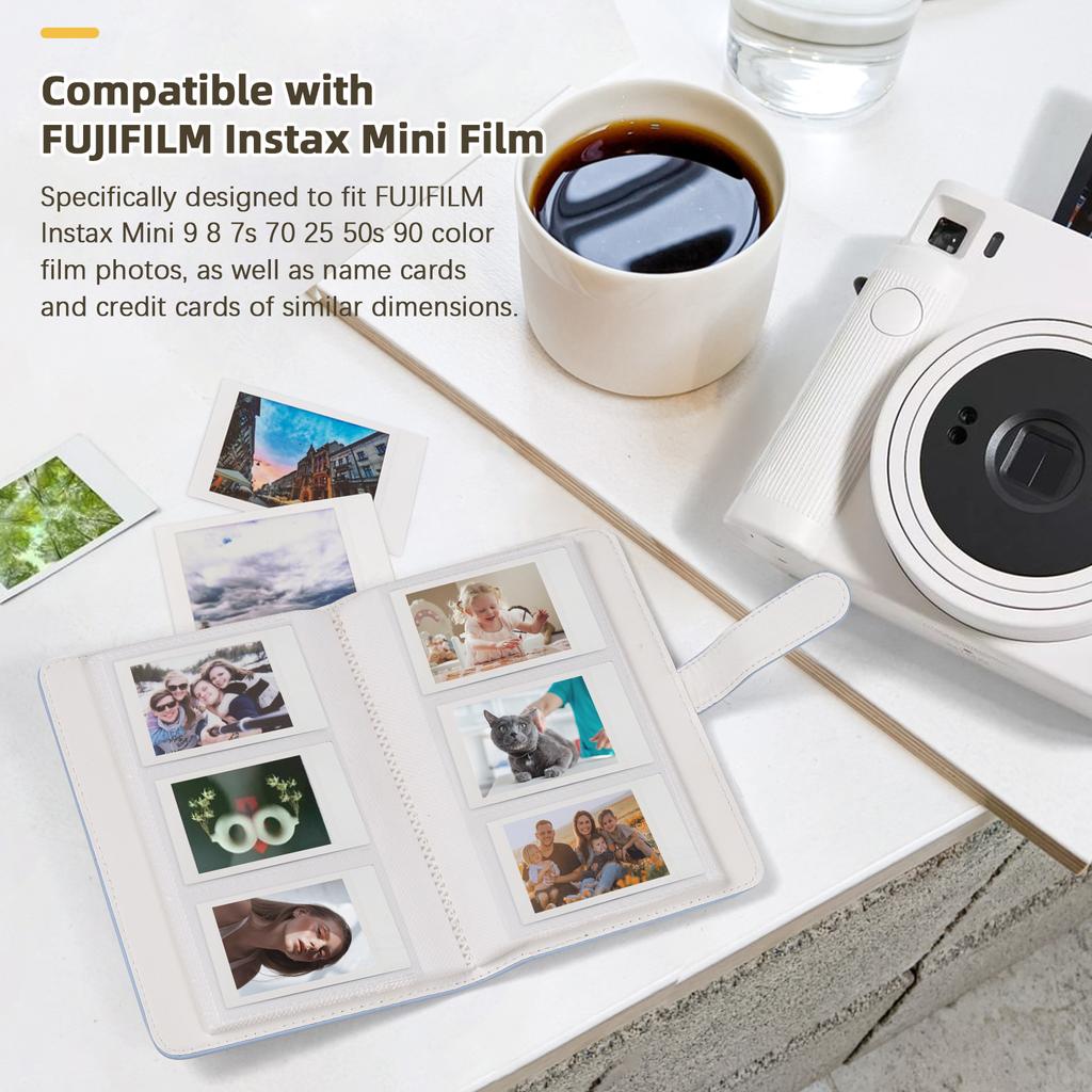 Мини-фотоальбом, фотоальбом, 108 карманов, 18 страниц для Fujifilm Instax Mini 11/9/8/7s/70/