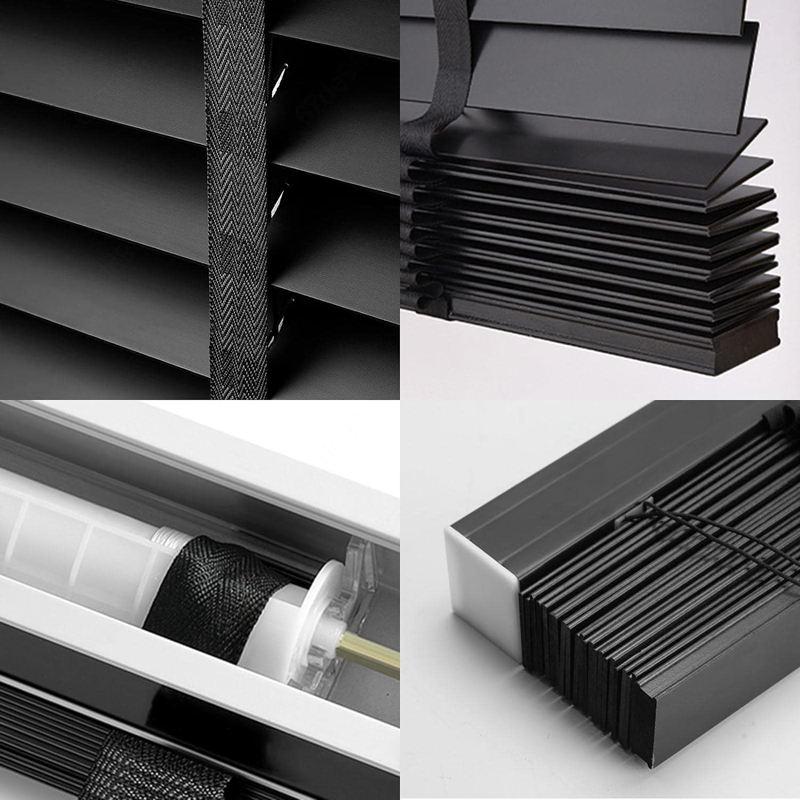 Factory Wholesale Price Customizable Shade Rechargeable Motor Remote Control Motorized Faux Wooden Venetian Blinds For Windows