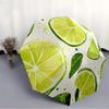 1pc Lime Slices Automatic Open/close, All-Season Portable Folding Umbrella, Travel, Everyday, Formal Events115