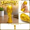Игрушка для снятия стресса в форме футбольного кубка, мягкая сжимаемая игрушка, прочный материал для упражнений рук и снижения тревожности