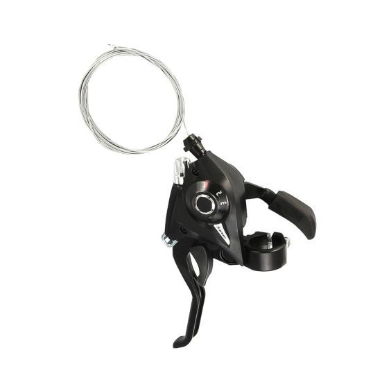 EF51-8 Ручка триггерного переключателя большого пальца 3x8 скоростей Сплав алюминия Эргономичный переключатель скоростей для горного велосипеда