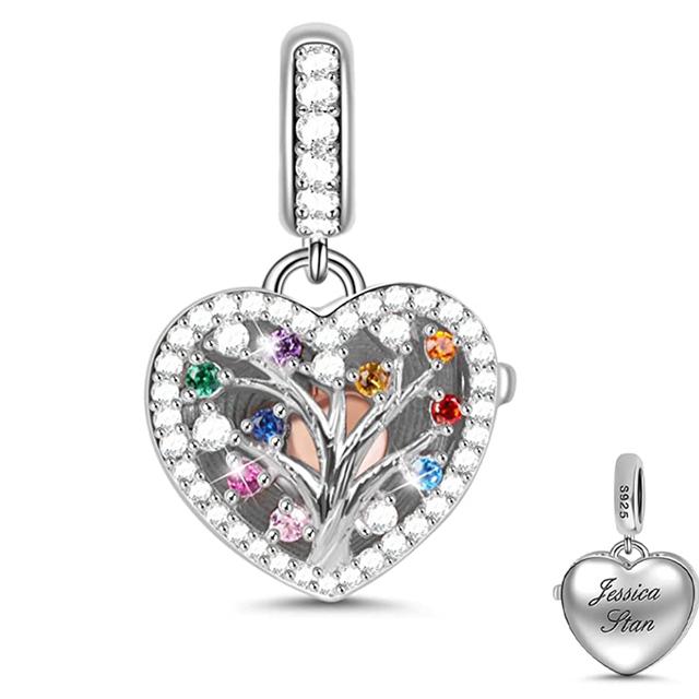 Аксессуары ко Дню матери, стерлингового серебра 925 пробы, бусины, подвески в форме сердца для мамы, подходят оригинальные браслеты, женские ювелирные изделия, подарок