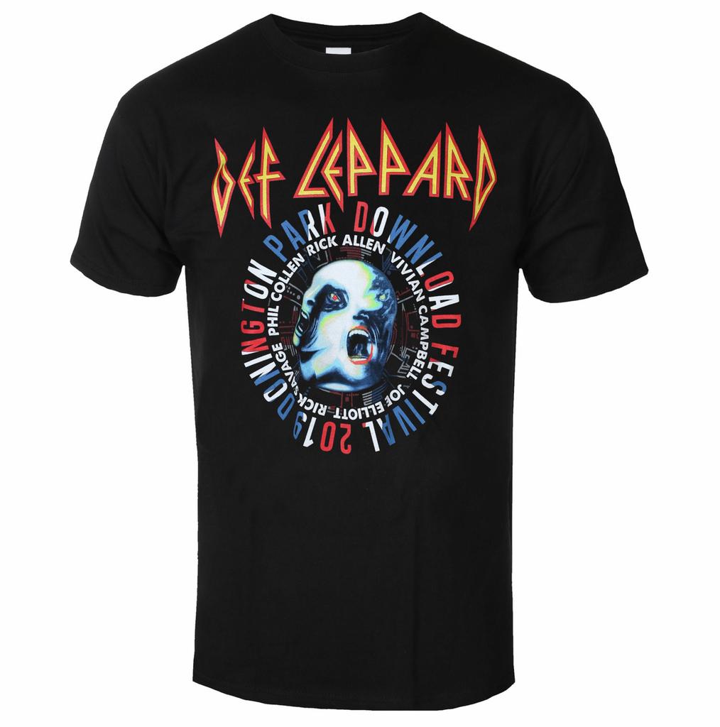Top Def Leppard Graphic Cotton Tshirt Unisex Summer Short Sleeve Fashion Brand Tee Luxury Casual Vintage Tees