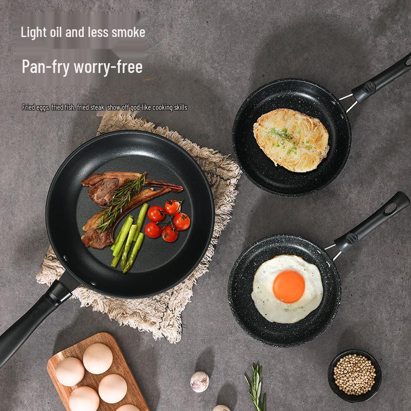 Сковорода с антипригарным покрытием из майфан-камня для газовых и индукционных плит - Идеально подходит для блинов, яиц и стейка