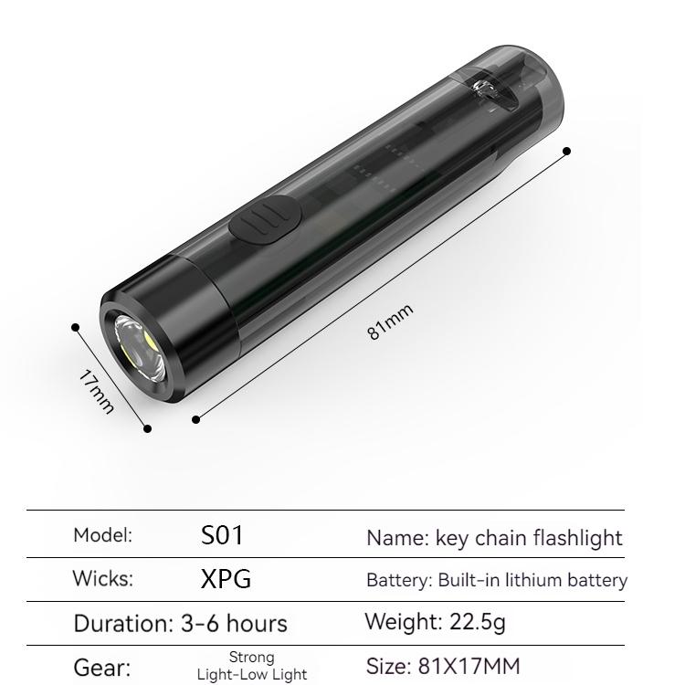 Светодиодный мини-фонарик, портативный фонарик для ключей, уличный водонепроницаемый сверхлегкий светильник для рыбалки, пешего туризма, аварийный свисток, брелок-лампа