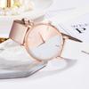 Женские двухцветные наручные часы Geneva Matching Ultra-thin Quartz Wristwatches
