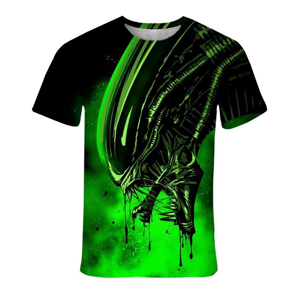 Summer Fashion Fun 3D Printed Printed T-shirt Street Wear Harajuku Short Sleeved Hip-hop Style Casual Comfortable T-shirt