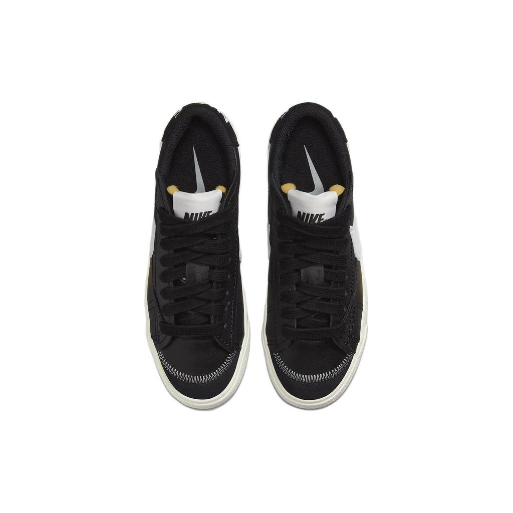 Новые женские кроссовки Nike Blazer Low 77 Jumbo Черный Парусный Белый FD9858-001