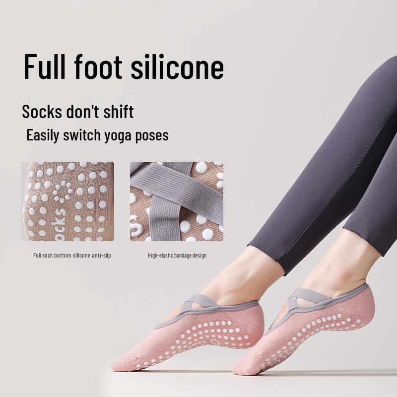 Women's Non-Slip Yoga & Pilates Socks with Silicone Grip