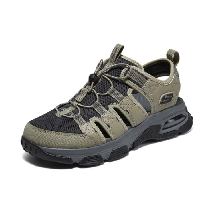 Skechers Удобные Модные Сандалии Пляжные Мужские Сандалии Коричневые 237594-TAN