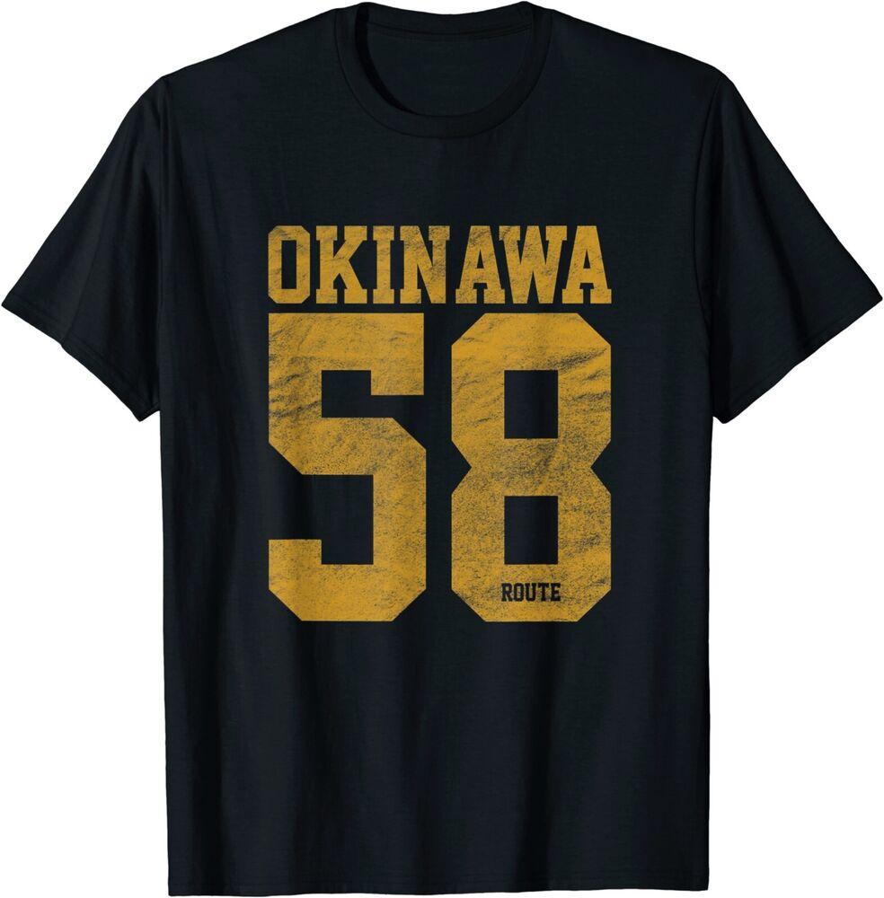 Стильная футболка унисекс с японским дизайном Okinawa, отличная футболка премиум-класса
