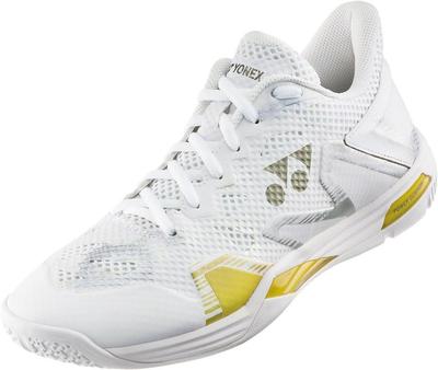 Мужские бадминтонные кроссовки Power Cushion Eclipse Z, размер см, бело-золотые (532), +27,5