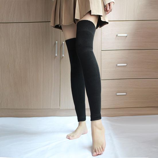 Женские носки, длинные носки на каждый день, утолщенные носки выше колена, тонкие сенсорные носки для повседневного ношения