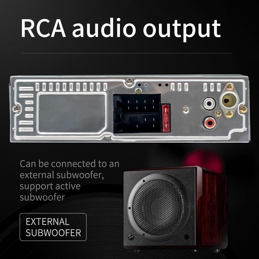 Hikity Автомобильный радиоприемник 1Din 12 В, авторадио, MP3-плеер, голосовой помощник с искусственным интеллектом, приложение, дистанционное управление, Bluetooth, FM, AUX-in, USB, TF-карта, телефон, быстрая зарядка