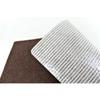 Watanabe Industries Japanese-Made Tile Carpet, Adhesive Mat for Stairs, 15-Piece Set, 45x22cm, Brown