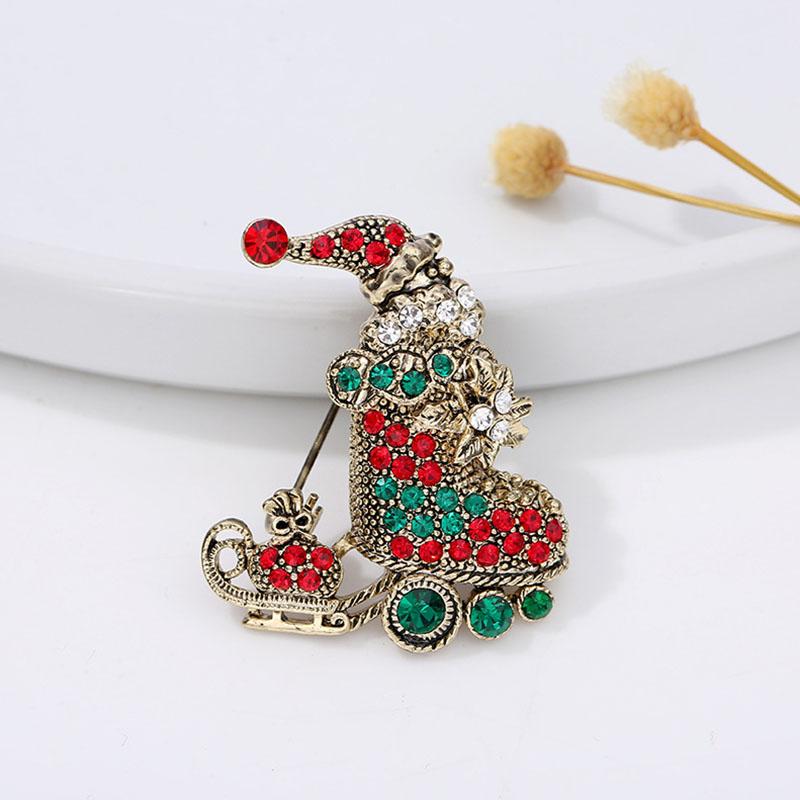 1PC Snowman Christmas Brooch Pin Collar Pin Lapel Pin Fashion Jewelry Christmas Gift