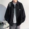 Corduroy Jacket Men'S Winter Fleece American Retro Tooling Jacket Hong Kong Style Casual Loose Top