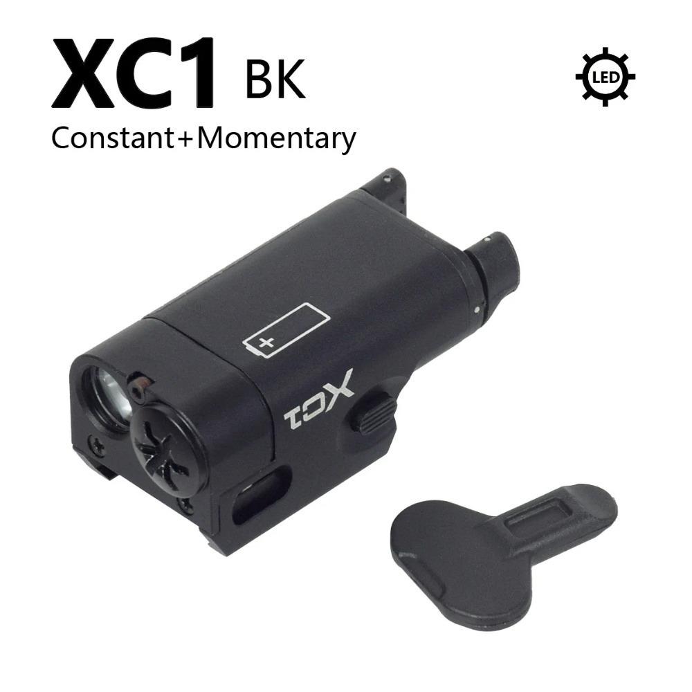 Портативный тактический светодиодный фонарь Xc1 Металлическое охотничье оружие Фонарь разведчика Лампа для страйкбола Аксессуары Подходит для планки 20 мм Для улицы