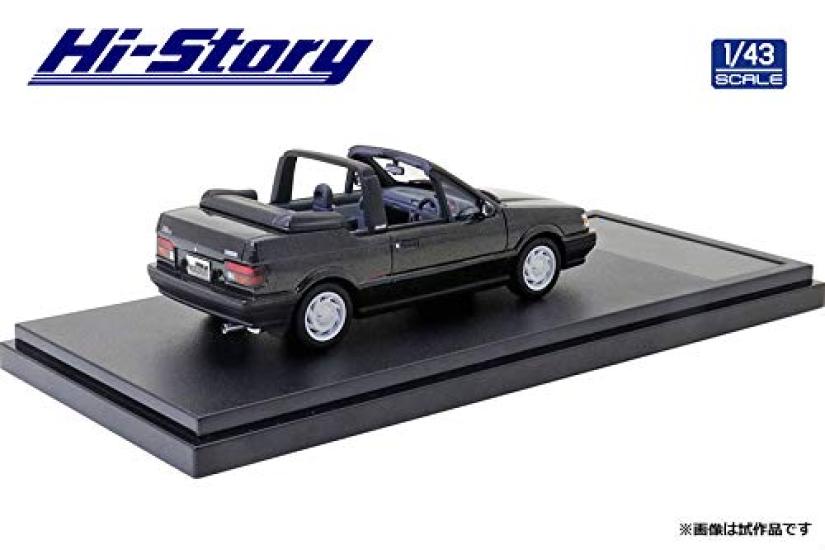 Hi Story Mazda FAMILIA CABRIOLET Искрящийся Черный Металлик 1/43 (1986) (Готовая модель)