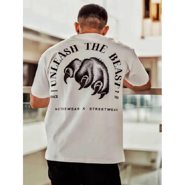 Мужская хлопковая футболка, универсальная дышащая футболка с круглым вырезом и короткими рукавами, топы для фитнеса для мужчин