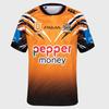 Новая футболка NRL West Tigers 2026 "Pepper Money" с 3D-печатью, мужская футболка в стиле Y2K, подходит для повседневной носки и тренировок.