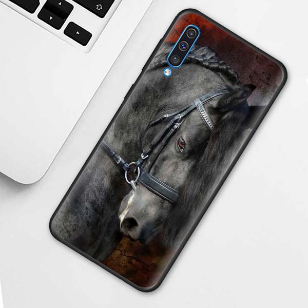 Капы с бегущей лошадью для Samsung Galaxy A51 A71 A72 M30s A21 A21s A31 A41, чехлы для телефонов M31s M51 A21 A12 A02s, чехол