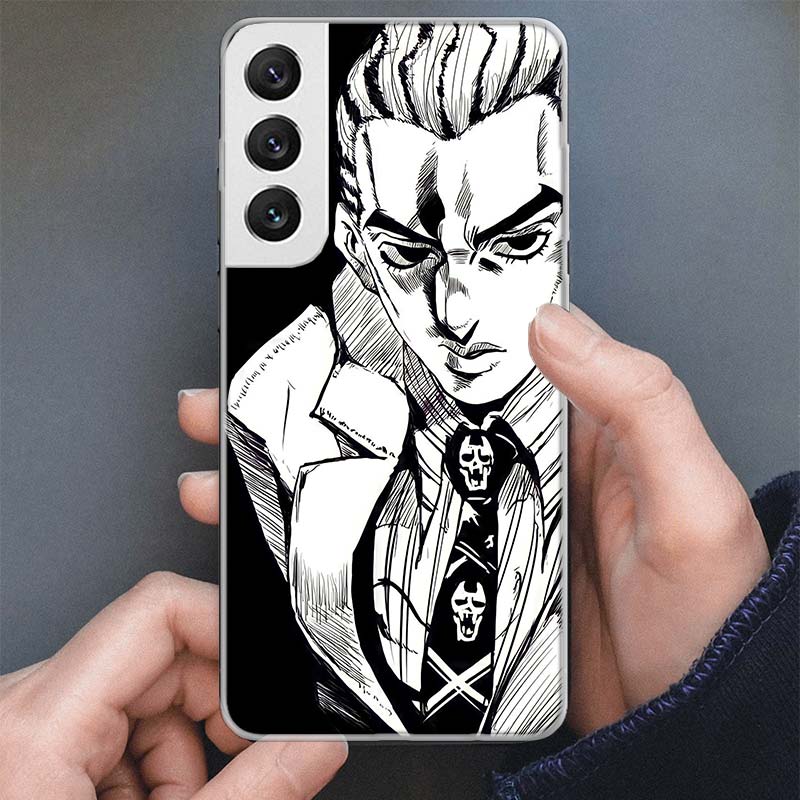 Чехол для телефона JoJo Кира Йошикаге Killer Queen для Samsung Galaxy S25 S24 S23 Ultra S22 Plus S21 S20 FE S10 + S25 Edge Мягкий чехол S