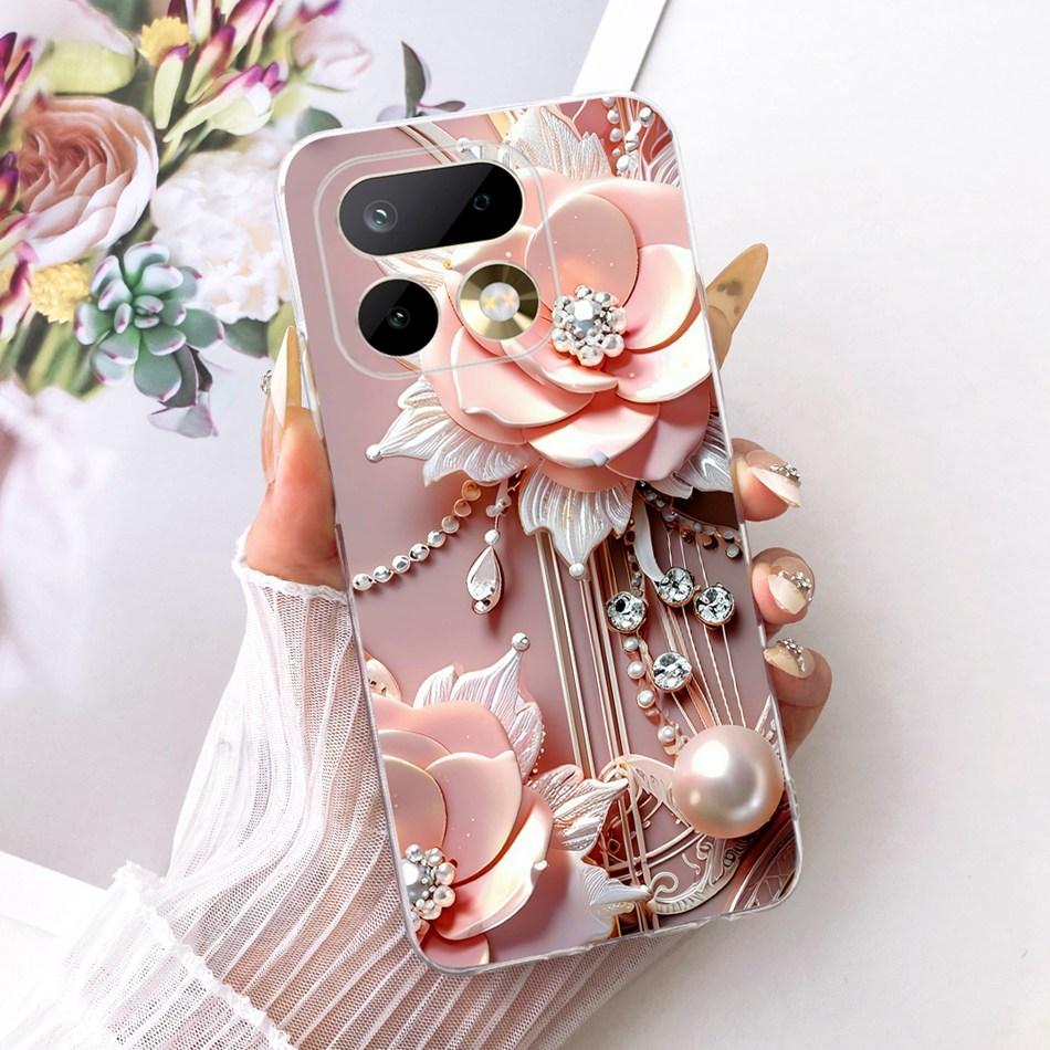 For Realme 16 Pro+ 16Pro Cute Flower Butterfly Cat Painted Case For Realme 16 Pro Plus 5G Soft Silicone TPU Phone Cases