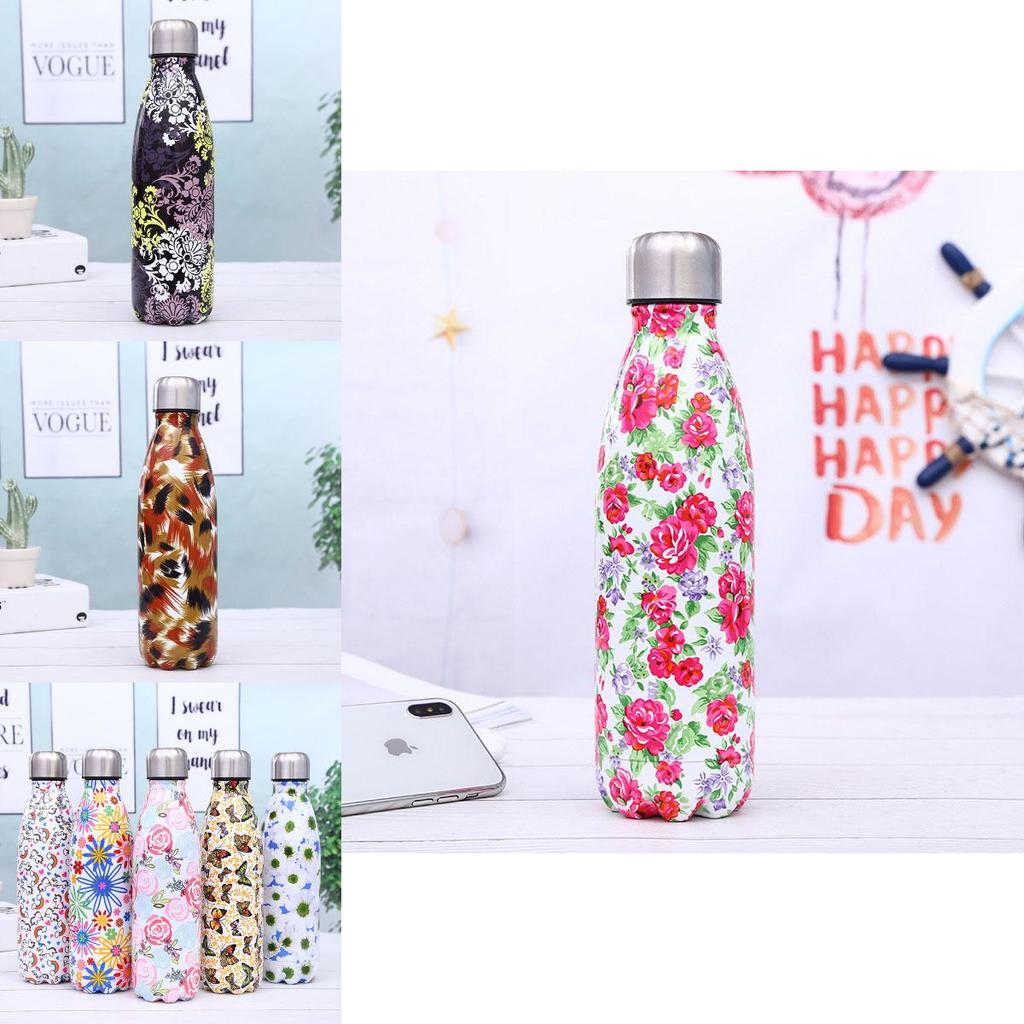 Classic Design Stainless Steel Vacuum Insulated Drinks Thermos 500ml