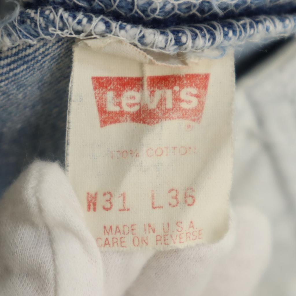 Levi's Джинсы 501 80-х годов, сделанные в США, старые, w31, синие джинсы, женские, б/у