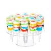Cake Stand Display Rack 16 Holes Acrylic Wedding Clear Ice Cream Cone Holder Candy for