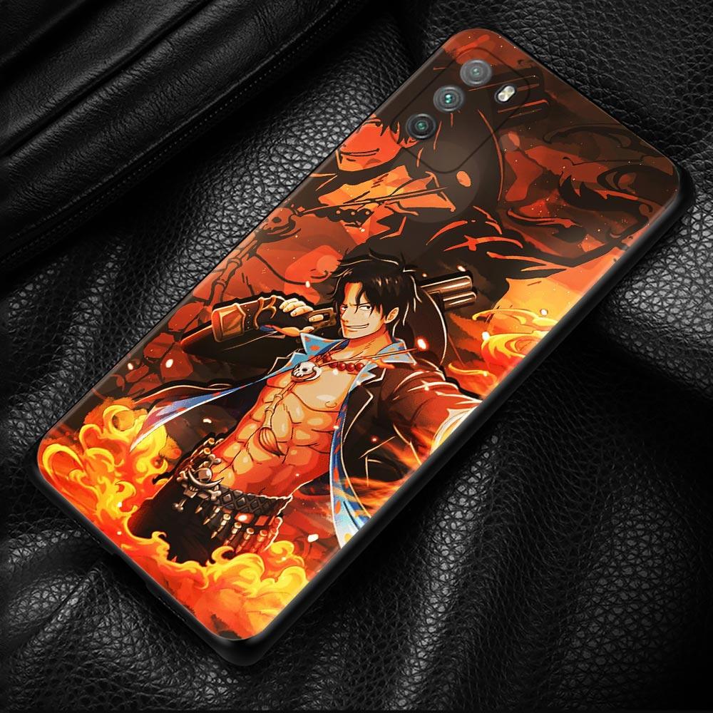 Чехол для телефона Xiaomi Poco X3 NFC M3 M4 Pro F3 GT Mi 12 10T Note 10 11 Lite 11TPro 9T, силиконовый чехол, цельный чехол с изображением Луффи аниме