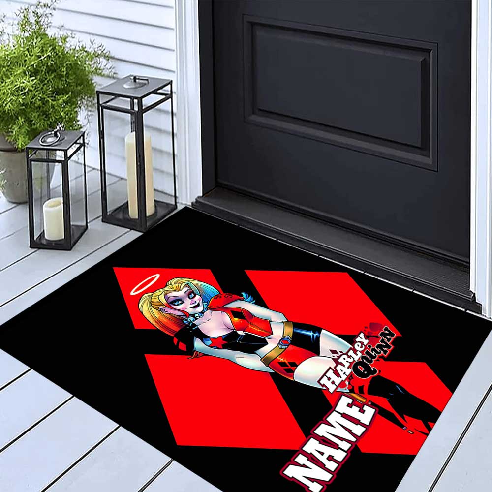 Warnermedia (2) Customize your name rug, office chair cushion, home bedroom living room gift.