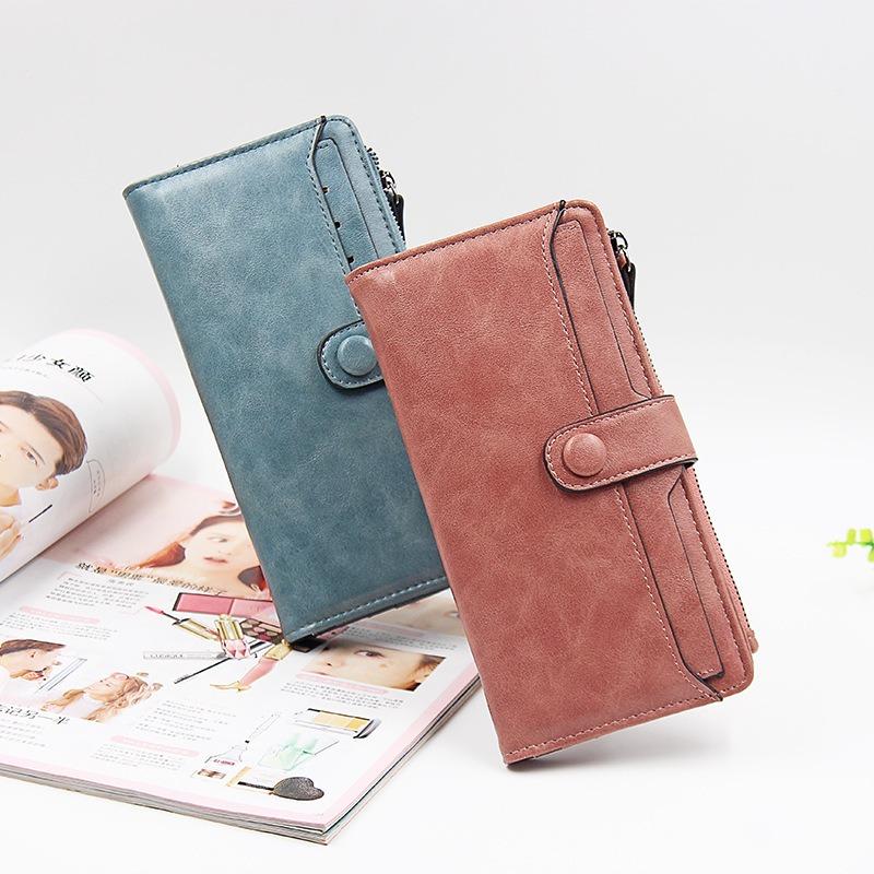 Кошелек женский длинный стиль большой емкости женская сумка складной кошелек