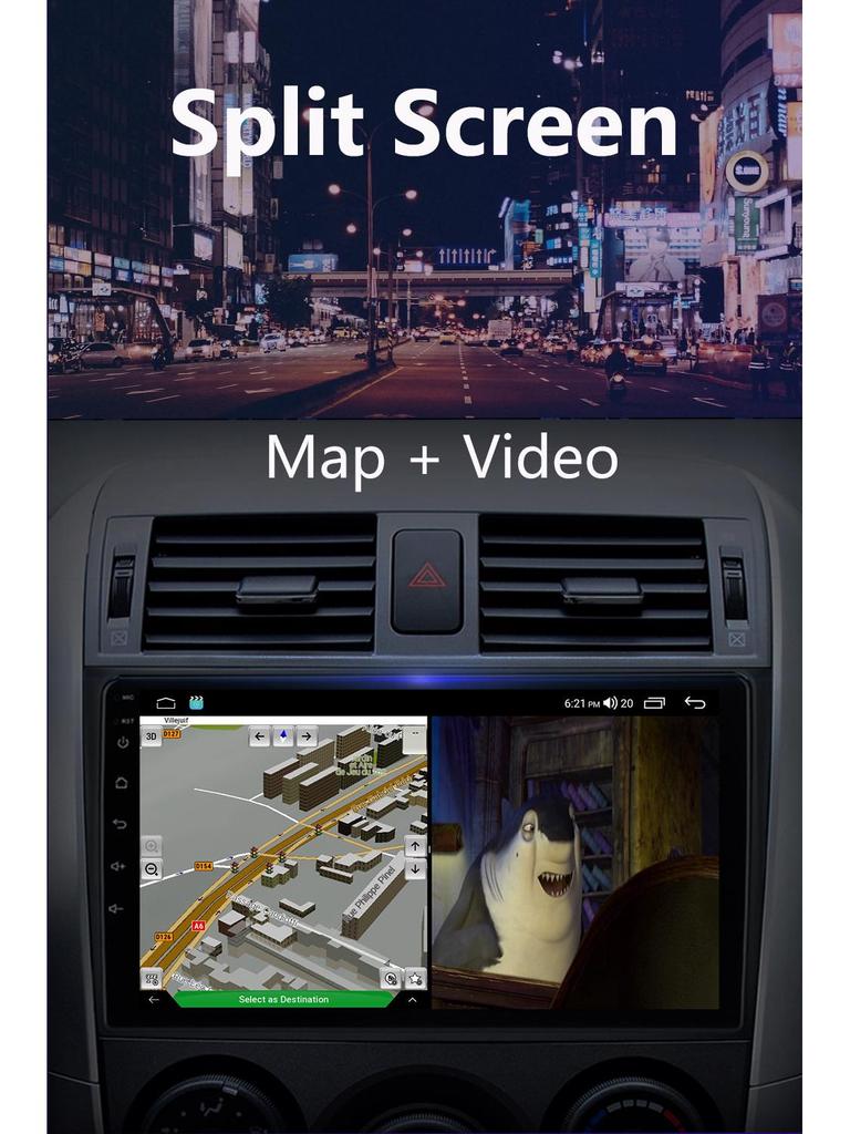 Android Large Screen Navigator for SsangYong Kyron 2005-2005