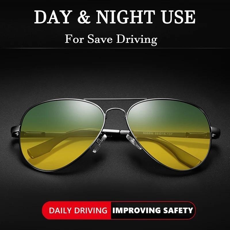 Men Women Yellow Green Night Vision Sunglasses Colored Reflective Glasses Sunglasses Black Unisex Fishing Lenses