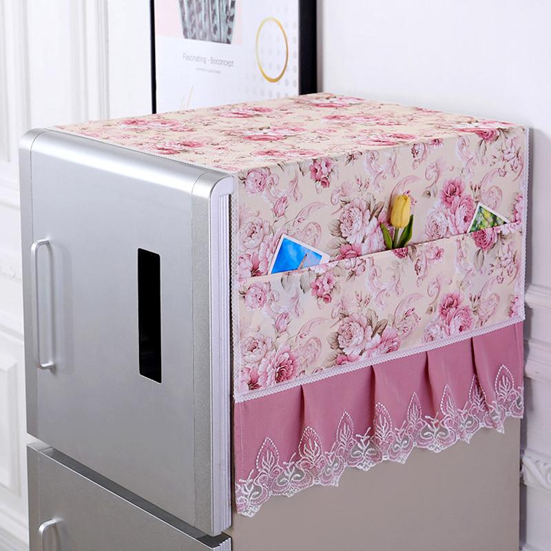 1 шт. Чехол для стиральной машины Полотенце Современная простота Ткань Домашняя организация Ткань для накрывания духовки Общий пылезащитный чехол для холодильника