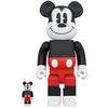 MICKEY MOUSE 2020 Bearbrick Mickey Mouse BE@RBRICK (R&W Ver.) 100% & 400%