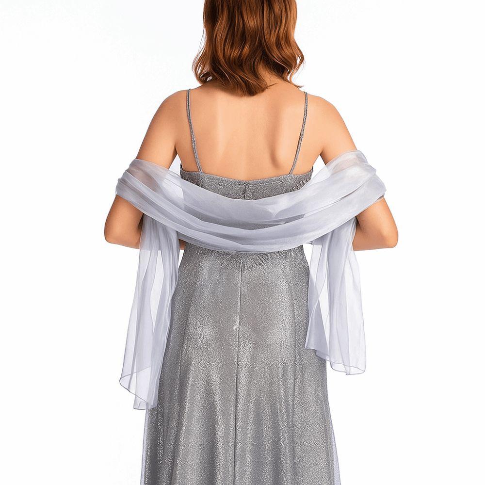 Однотонная свадебная шаль Элегантные накидки для вечеринки Декоративный шарф Простые женские шали Накидки Свадебные