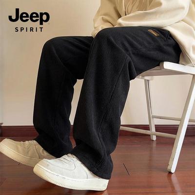 Мужские повседневные брюки JEEP SPIRIT из велюра свободного кроя