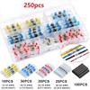250x Solder Sleeve Heat Shrink Wire Butt Splice Connector Waterproof Terminal