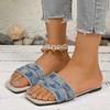 Модные Новые Роскошные Летние Тапочки Женские Плоские Уличные Тренд Пляжные Сандалии Женские Шлепанцы Дизайн Бренда Шлепанцы Обувь Женская Большой Размер 43