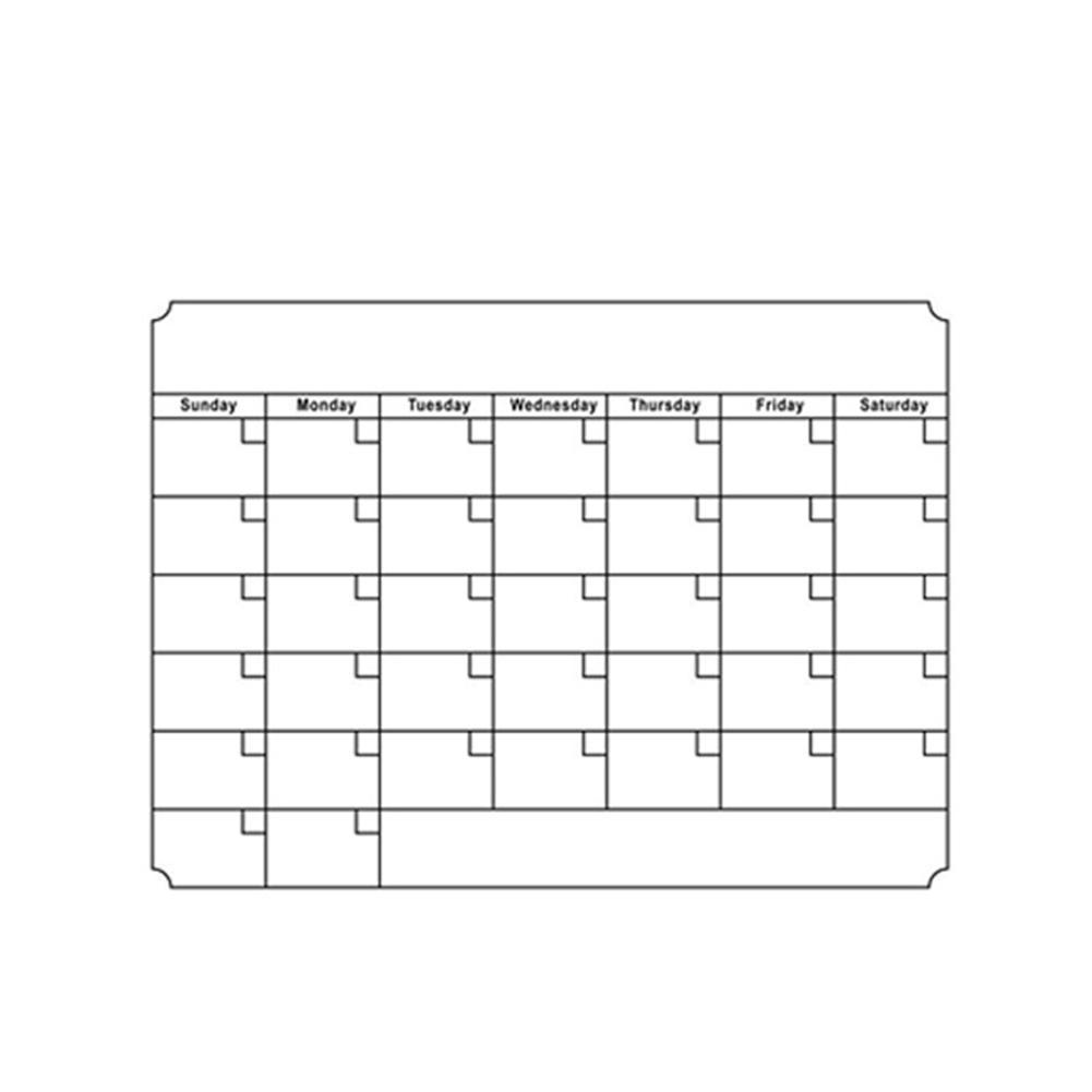 40*30cm Black/White Waterproof Drawing Magnetic Board Cooler Refrigerator Magnet Notepad