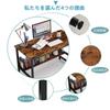 Embrace Life Simple Work Flat PC Study Space Storage Desk с нижним компьютерным офисом Ширина 80 см x Глубина 45 см x Простой в использовании одноместный стол для учебы в стиле ретро,