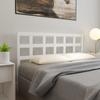 VidaXL Headboard White 165.5x4x100 Cm Solid Pine Wood 817901